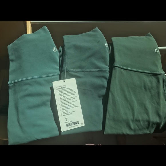 lululemon align color comparison
